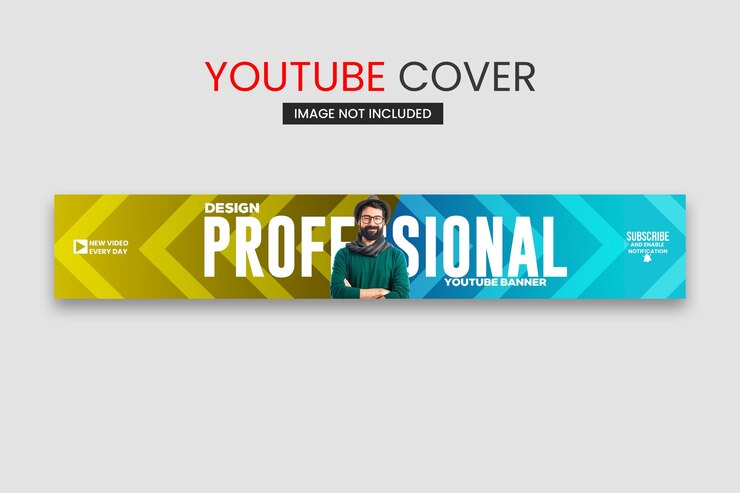 PSD plantilla psd premium de redes sociales de banner de portada de youtube profesional creativo psd