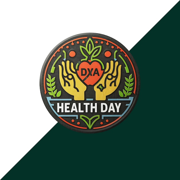 plantilla de la publicación de los medios sociales del día mundial de la salud