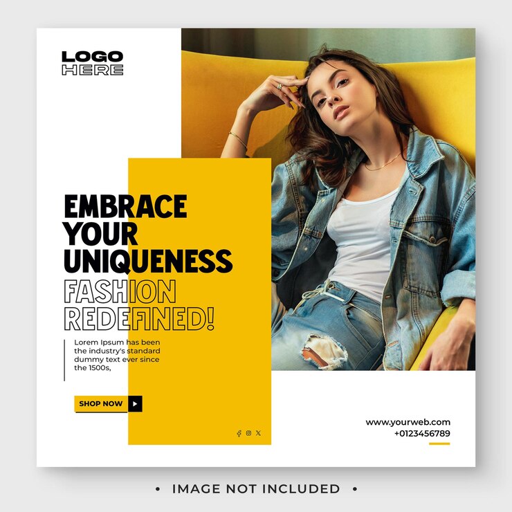 Plantilla de publicación de moda para Instagram