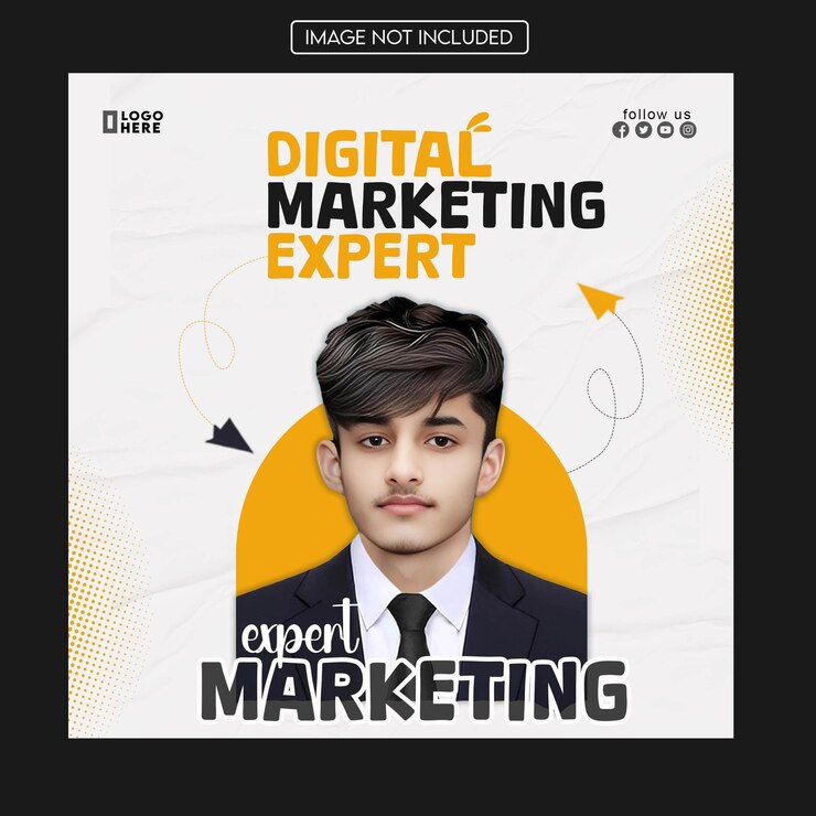 Plantilla de publicación de redes sociales para expertos en marketing digital
