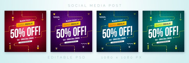 Plantilla de publicación de ventas de redes sociales de Square