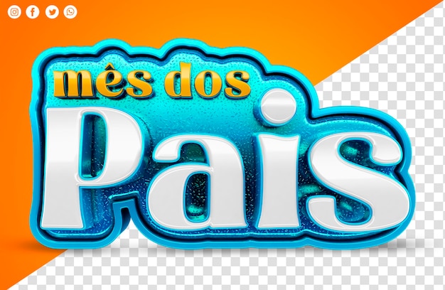 plantilla de redes sociales father039s día dia dos pais en brasil
