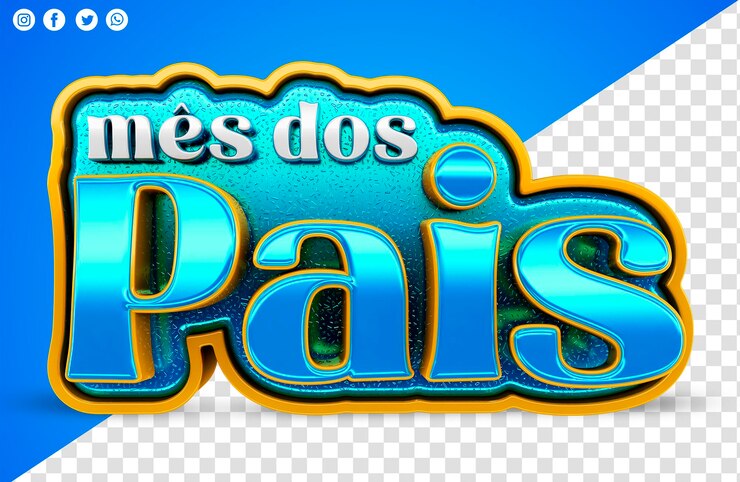 PSD plantilla de redes sociales father039s día dia dos pais en brasil