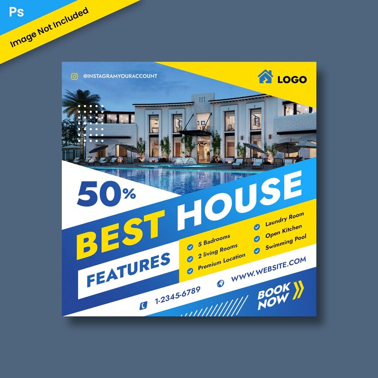 Plantilla de redes sociales inmobiliarias