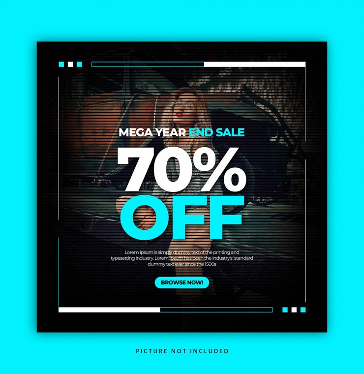 PSD plantilla de redes sociales instagram de venta de moda