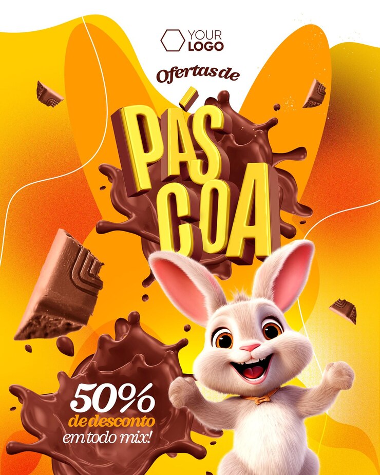 Plantilla de redes sociales Ofertas de Pascua para ventas