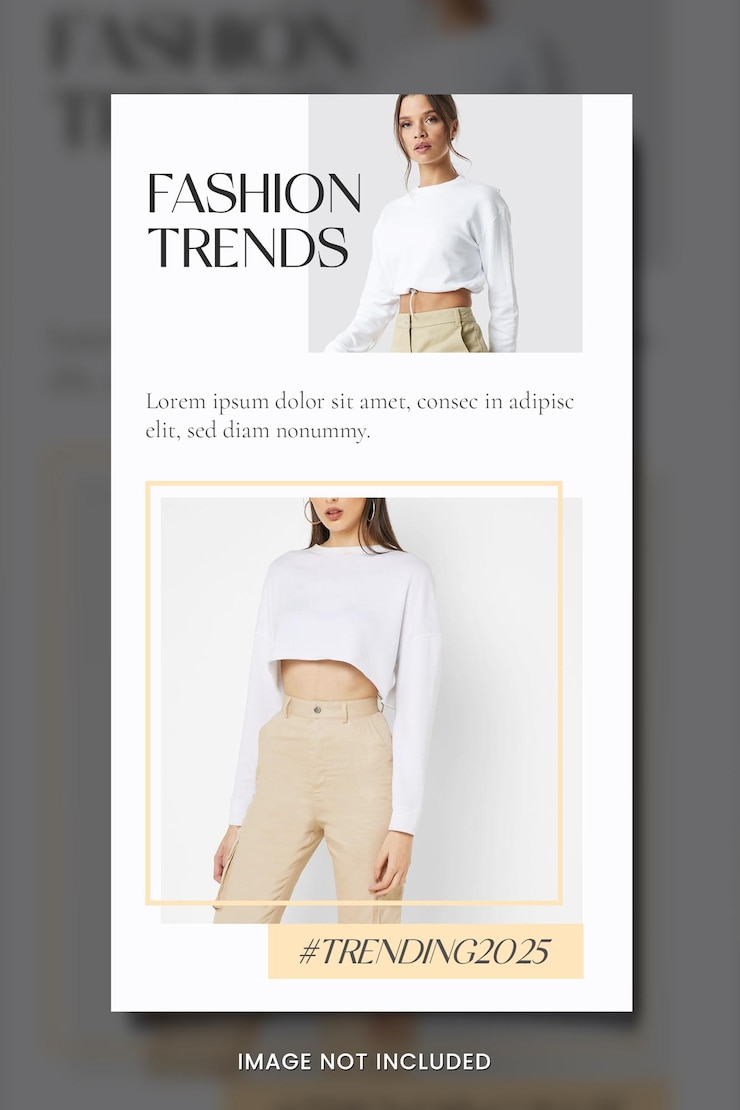 PSD plantilla de redes sociales de venta de moda