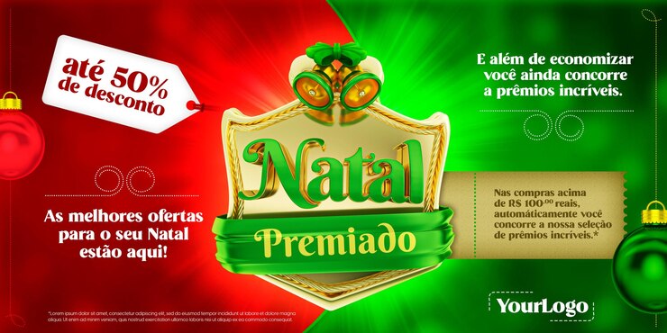 PSD plantilla de redes sociales para ventas navideñas