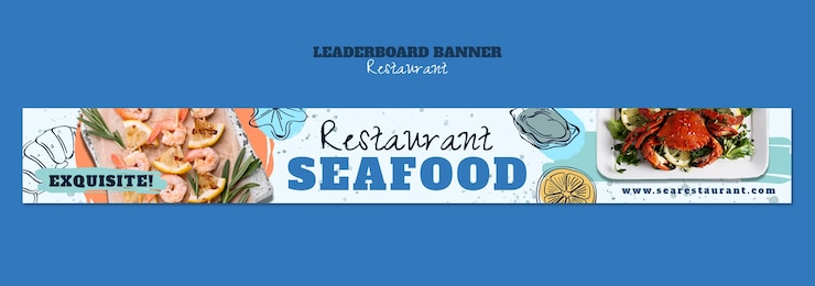 PSD plantilla de restaurante de comida deliciosa