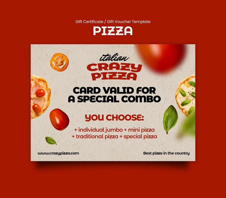 plantilla de un restaurante de pizza delicioso