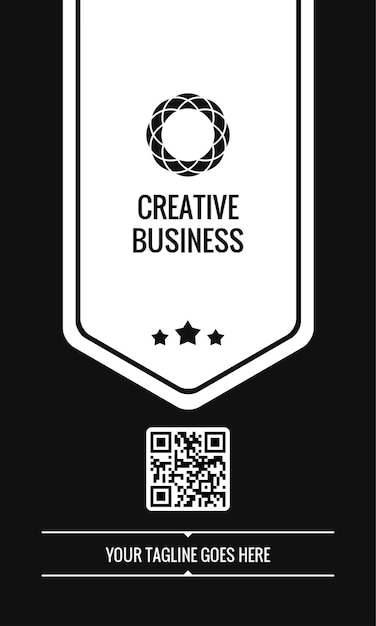 Plantilla de tarjeta de visita creativa