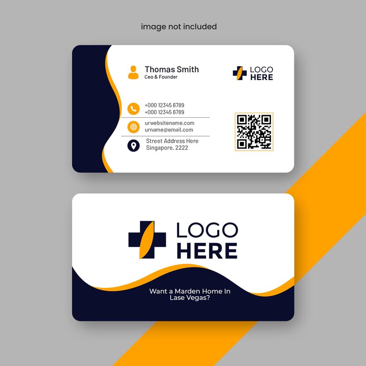 PSD plantilla de tarjeta de visita moderna y profesional
