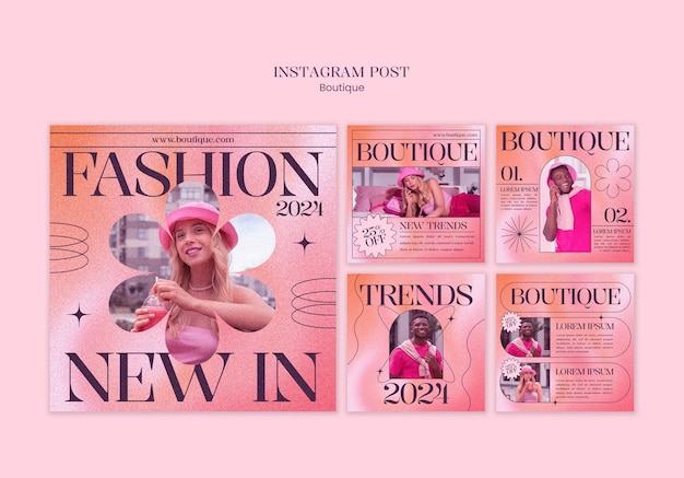 plantilla de tendencias de boutique