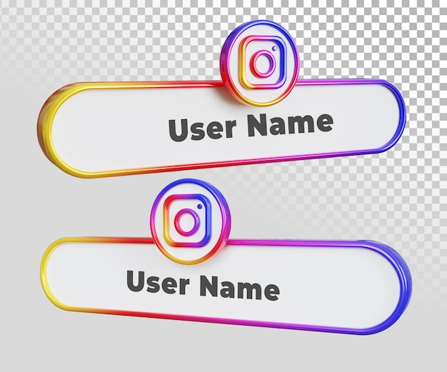 plantilla de texto de etiqueta de nombre de usuario de instagram