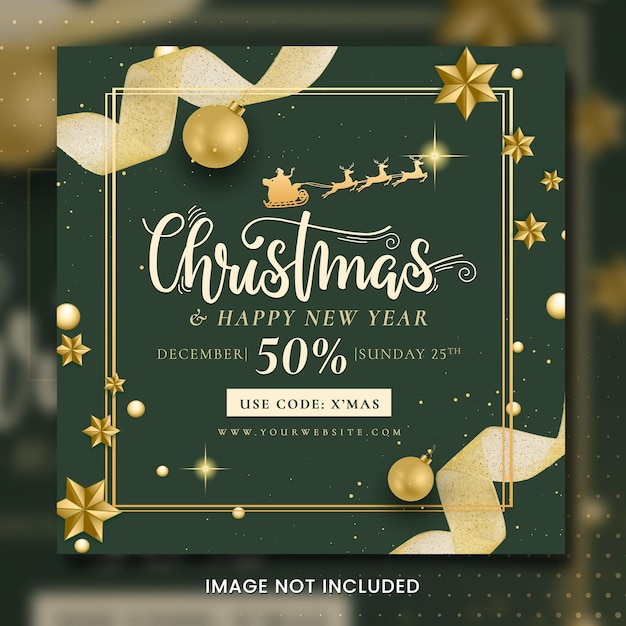 plantilla de venta de Navidad
