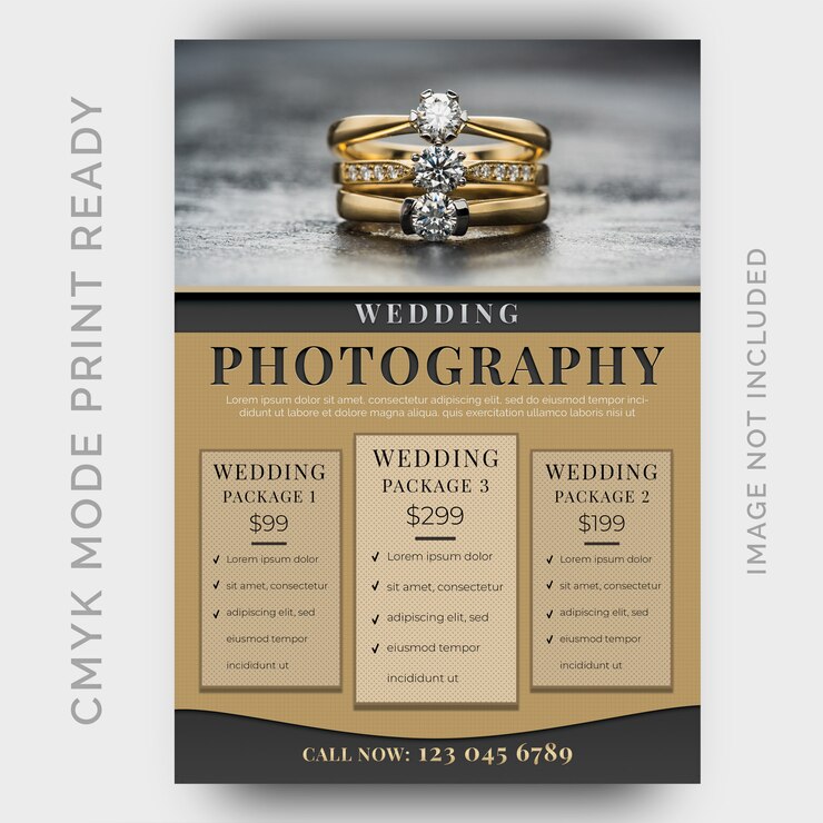 PSD plantilla de volante - estudios de fotografía