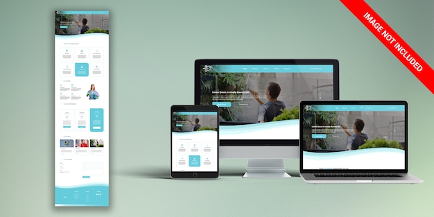 Plantilla web limpia PSD