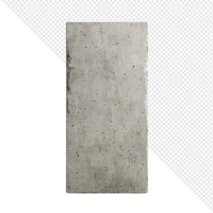 PSD plaque de béton grise