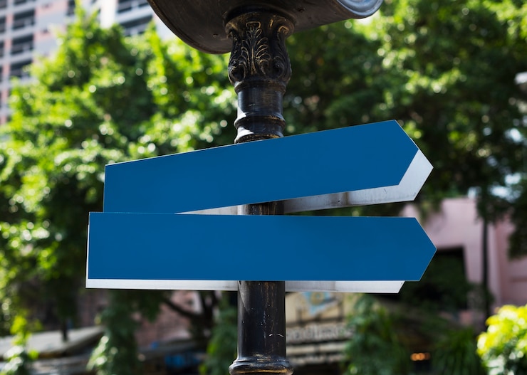 PSD plaques de rue en ville