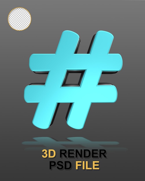 Plástico azul en 3D