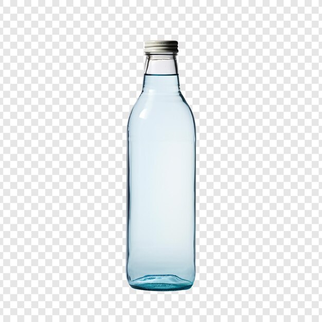 PSD plastikflasche isoliert auf transparentem hintergrund