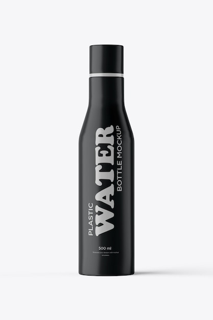 Plastikflaschen-Wasser-PSD-Mockup