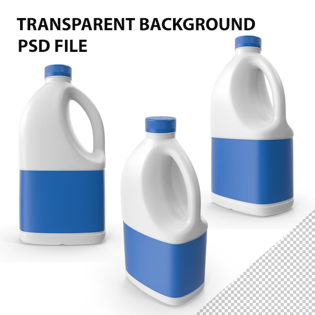 PSD plastikmilchflasche png