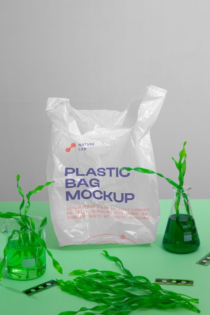 PSD plastikmoor-attrappe mit algen