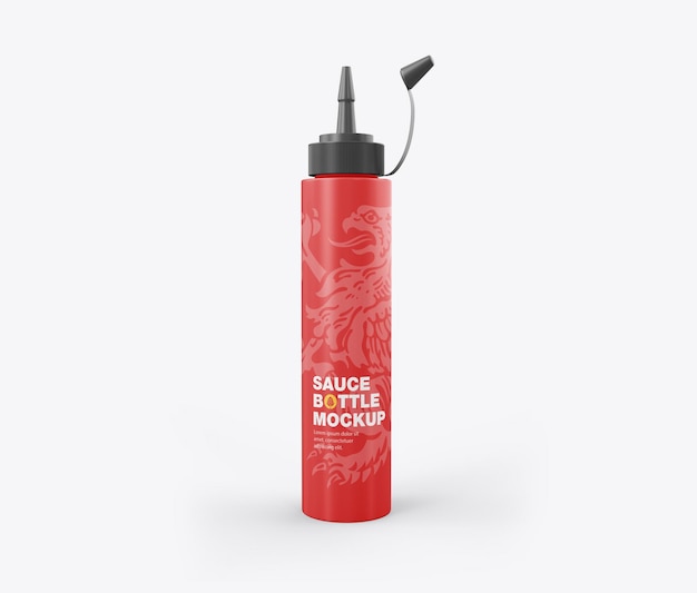 PSD plastiksauce flasche modell