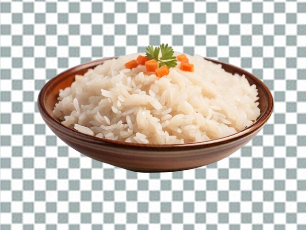 PSD plat avec du riz png