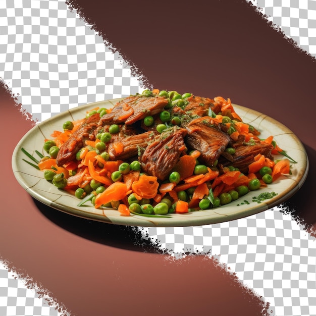 PSD plat turc avec carottes de viande et pois