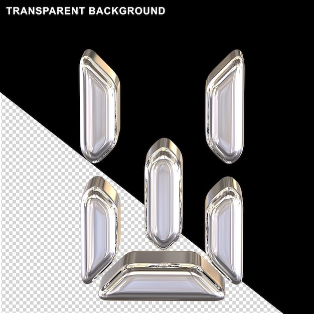 Plata digital letra w