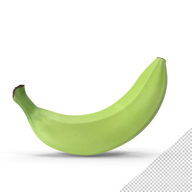 PSD plátano verde png