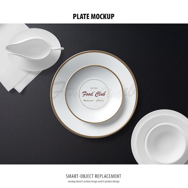 Plate mockup