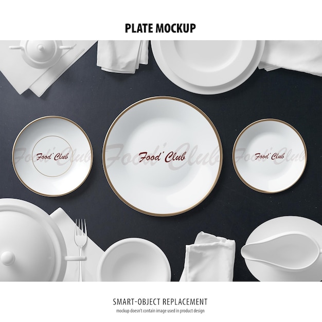 Plate mockup