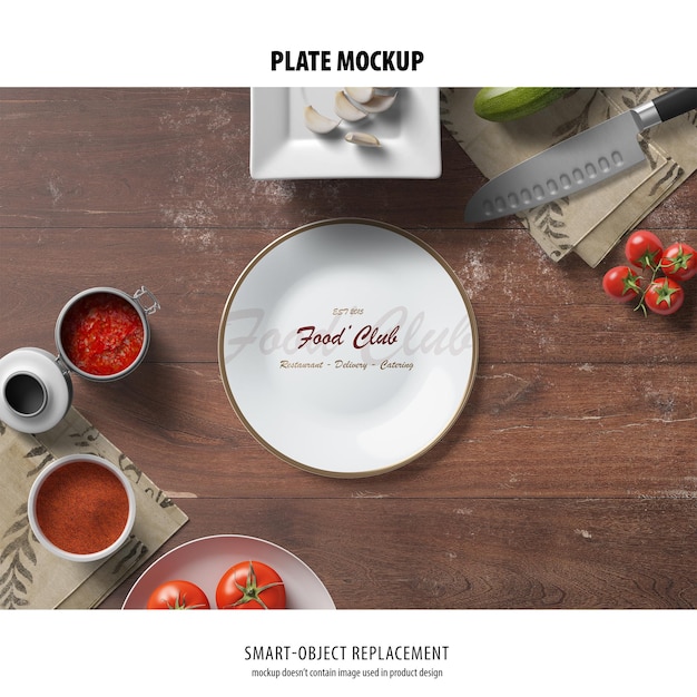 Plate Mockup