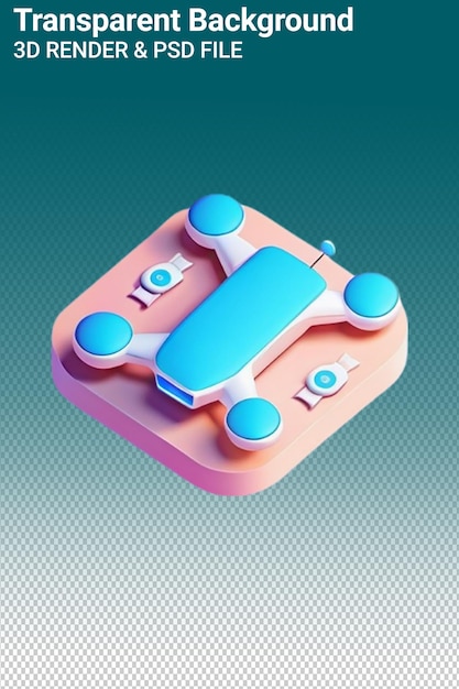 PSD un plateau de jeu rose et bleu avec un skateboard bleu sur le fond