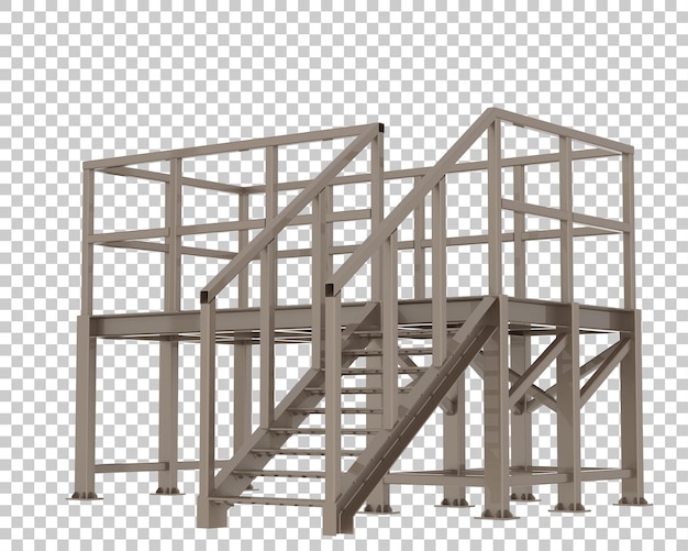 platform isolated on transparent background 3d rendering illustration