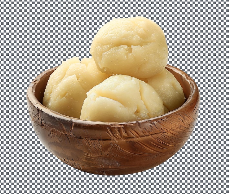 PSD un plato básico delicioso aislado sobre un fondo transparente