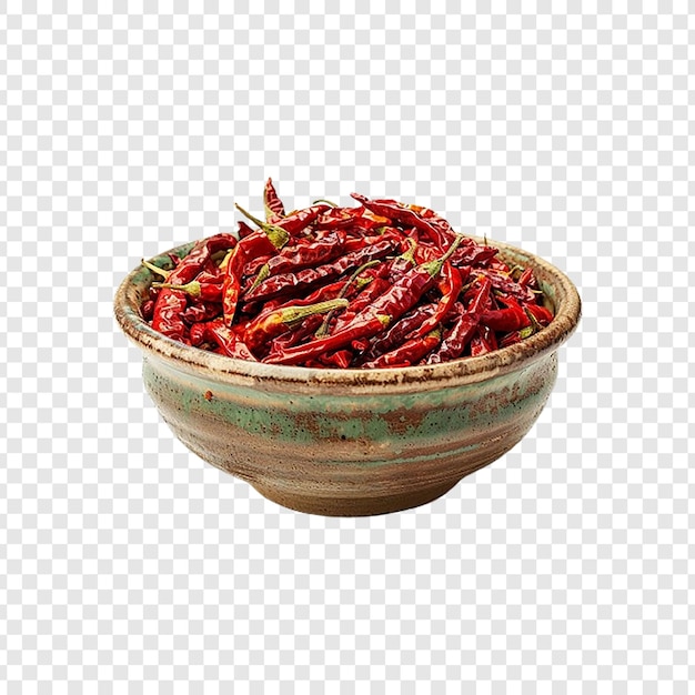 un plato de chiles en un plato con un borde verde
