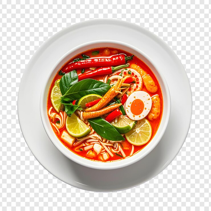 PSD un plato de comida con una etiqueta roja que dice huevo en él