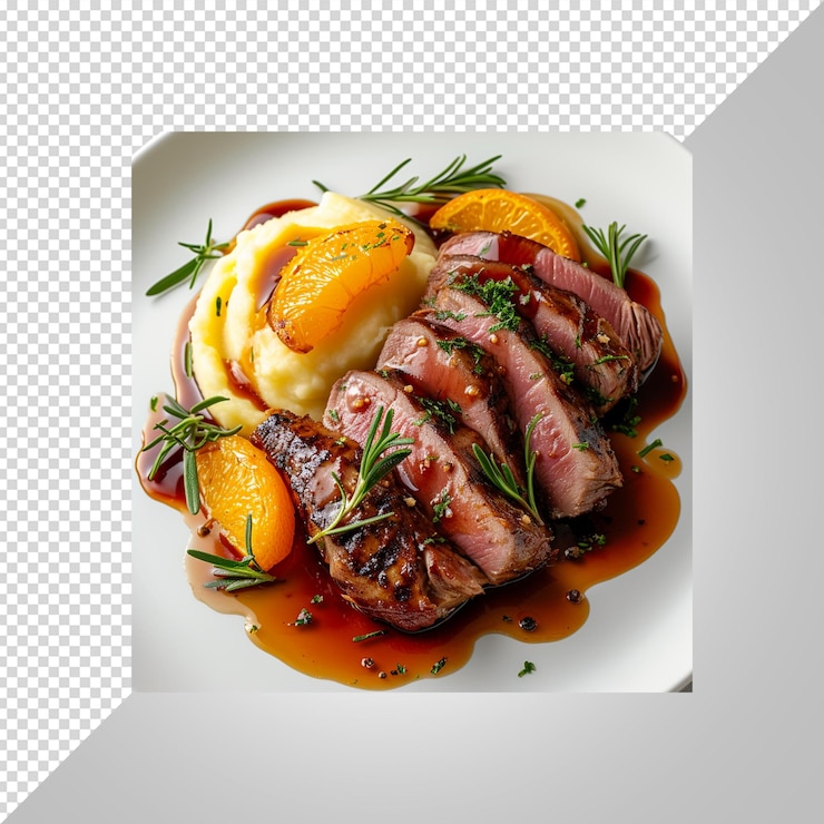 PSD un plato de comida con huevos zanahorias y limones
