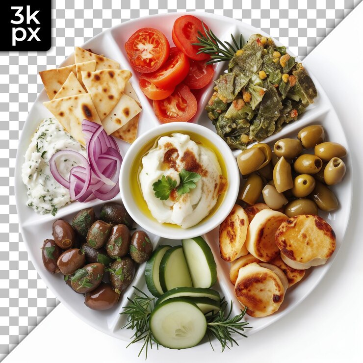 PSD un plato de comida incluyendo una foto de una comida incluyendo una fotografía de una comida