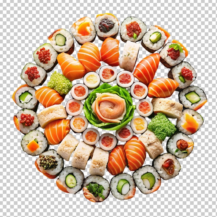 PSD un plato delicioso sobre un fondo transparente