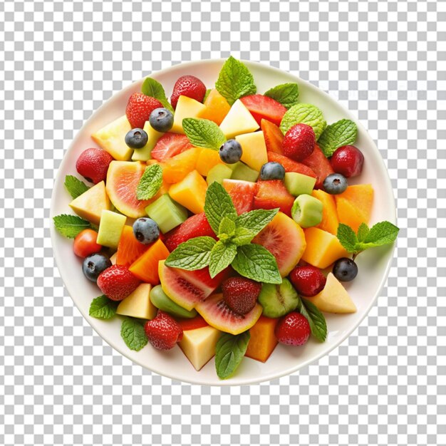 PSD plato de frutas y bayas png