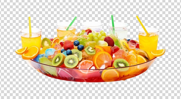 PSD el plato de punch de pinata png transparente