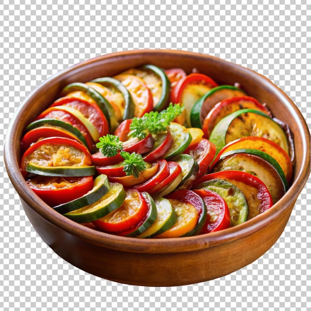 PSD plato de ratatouille francés