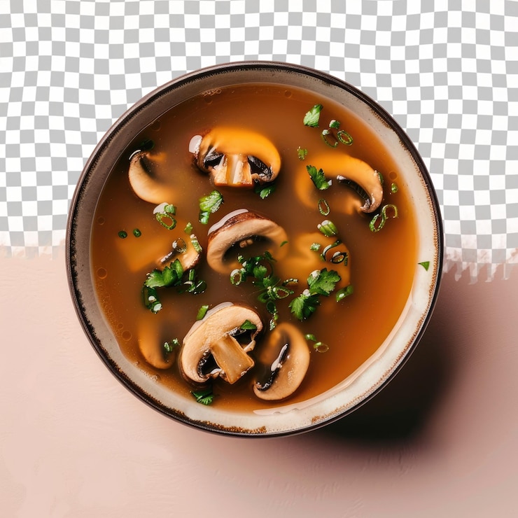 PSD un plato de setas con setas y cebollas en una mesa