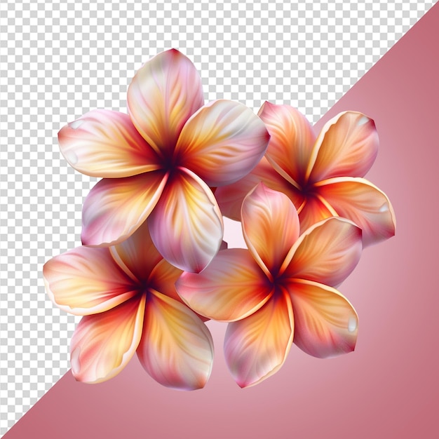 Plumeria rubra flor em png