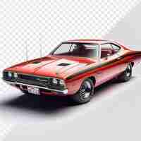 PSD plymouth roadrunner png de carro em fundo transparente